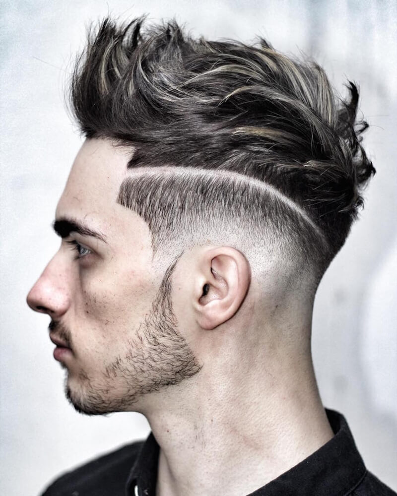 30+ The most beautiful short hairstyles for men with round faces Picture 19
