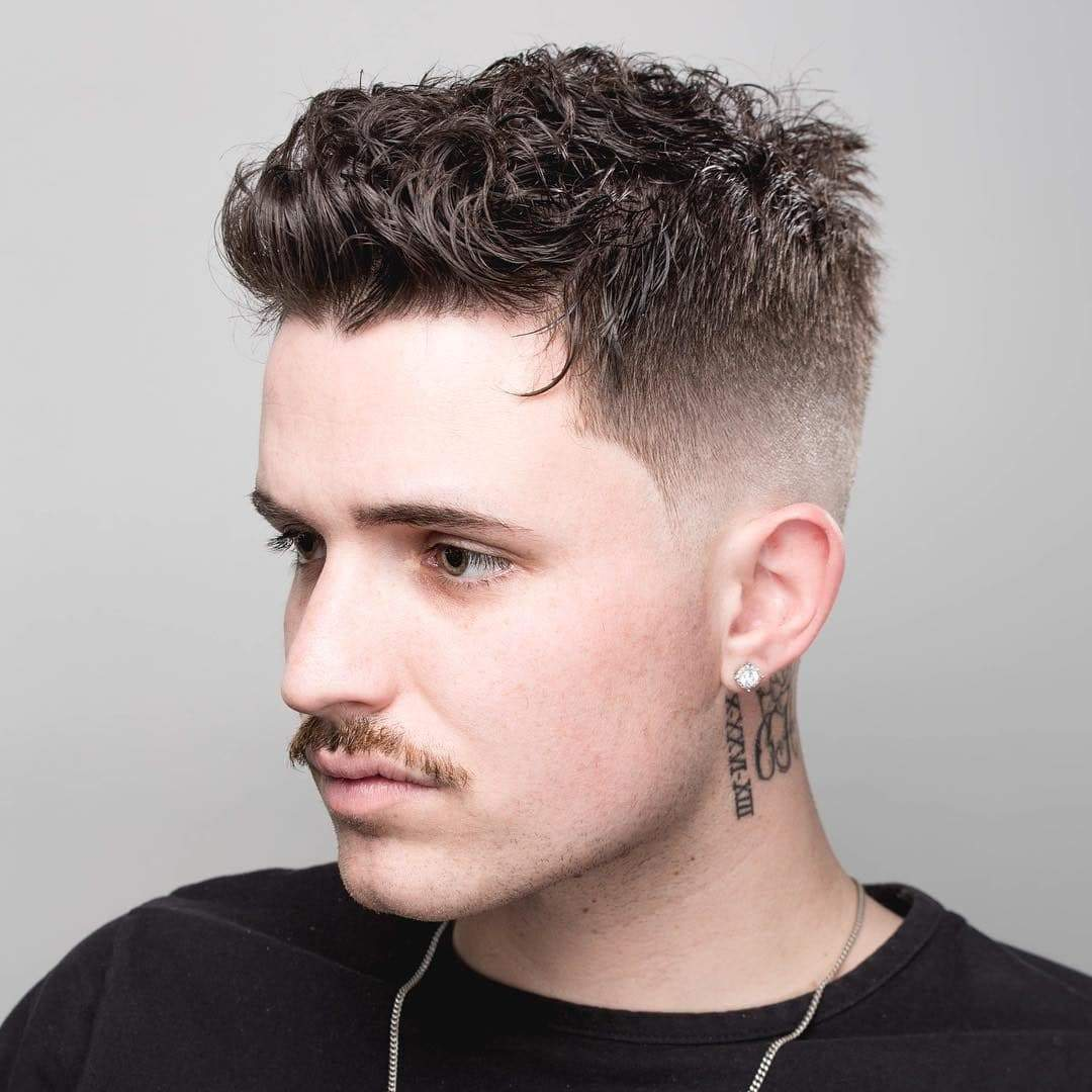 30+ The most beautiful short hairstyles for men with round faces Picture 8