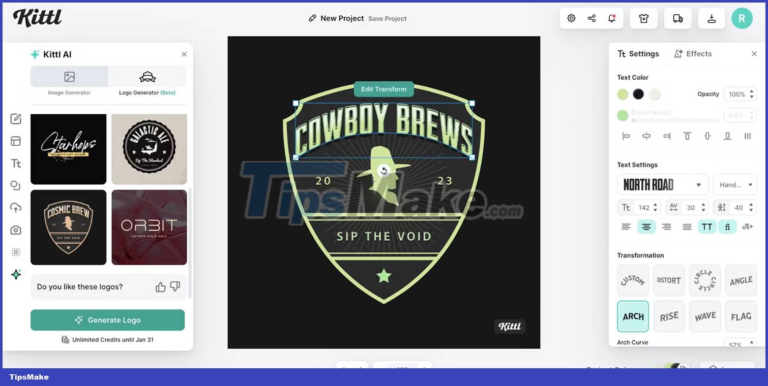 4 different ways to create a logo with Kittl Picture 10