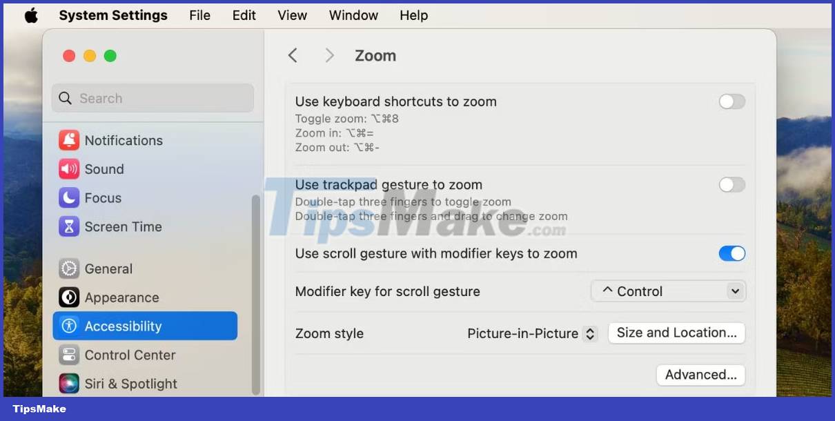 4 methods to zoom in and out on Mac Picture 4