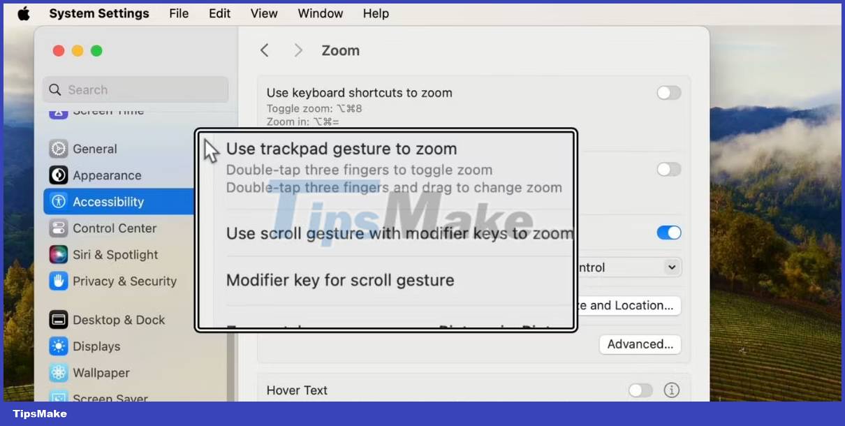 4 methods to zoom in and out on Mac Picture 5