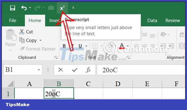 4 ways to insert the Celsius symbol in Excel on all versions Picture 7