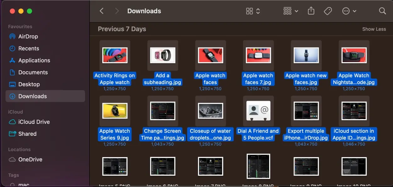 4 ways to select multiple files on Mac Picture 4