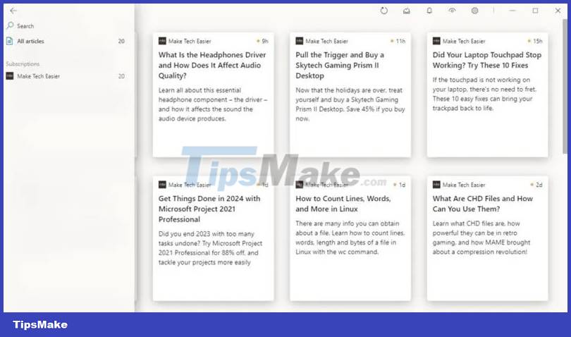 8 best RSS reading applications for Windows Picture 8