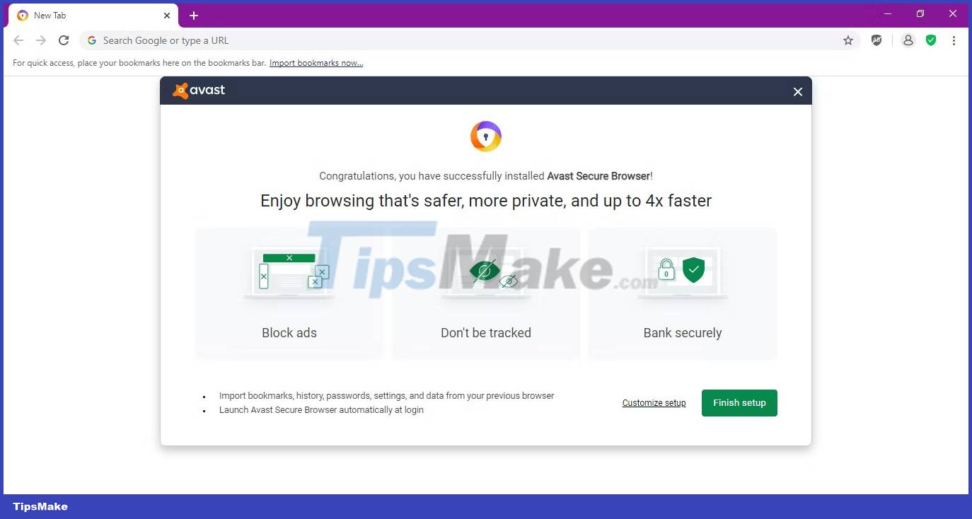 Avast Secure Browser: Chromium-based browser for secure web surfing Picture 2