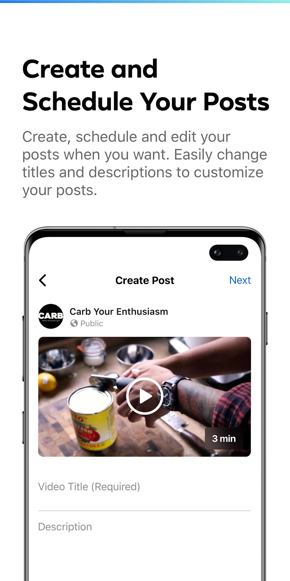 Creator Studio - Facebook page management application Picture 3