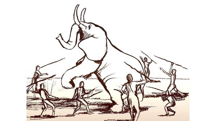 Discovered where prehistoric people mined flint to hunt elephants Picture 1