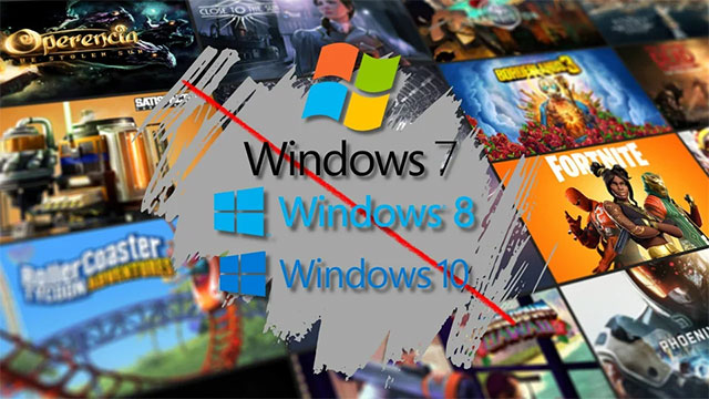 Epic Games says goodbye to Windows 7 and 8 Picture 1