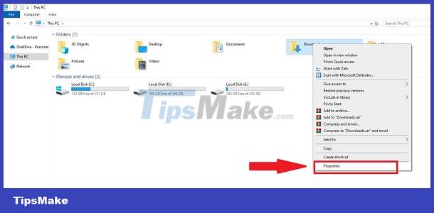 Error of not being able to open the Download folder in Windows 10 and 11 Picture 9