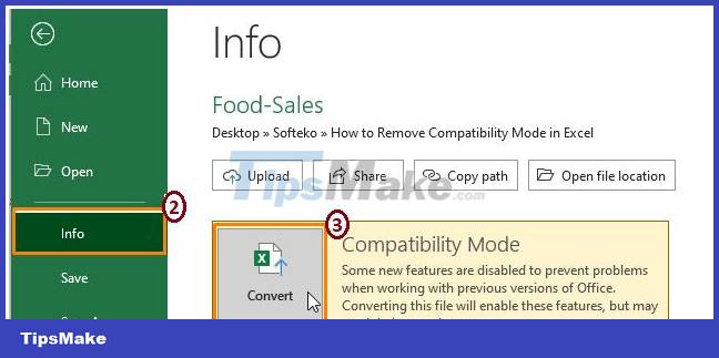 Excel file is in Compatibility Mode, how to turn it off? Picture 13