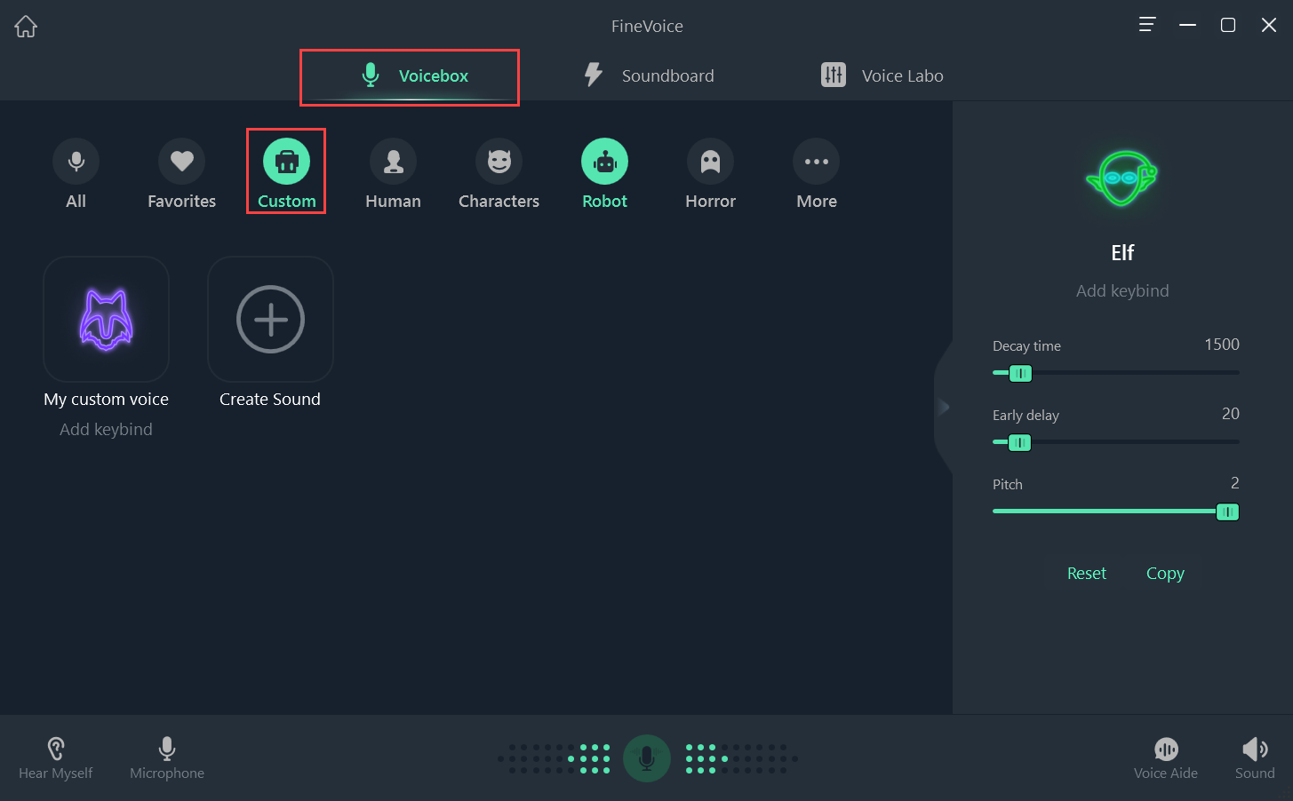 FineShare FineVoice, Change voice, improve voice on computer Picture 11