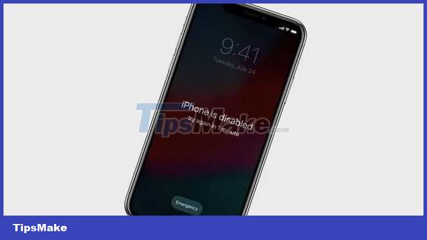 Fix iPhone error showing iPhone is disabled quickly Picture 1