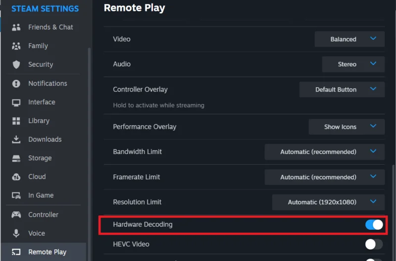 Fix Steam Remote Play not working error Picture 6