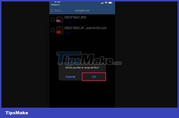 Helps you decompress RAR and ZIP files on iPhone quickly Picture 11
