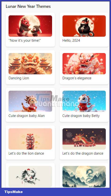 How to activate the Dragon 2024 theme on Microsoft Edge Picture 5