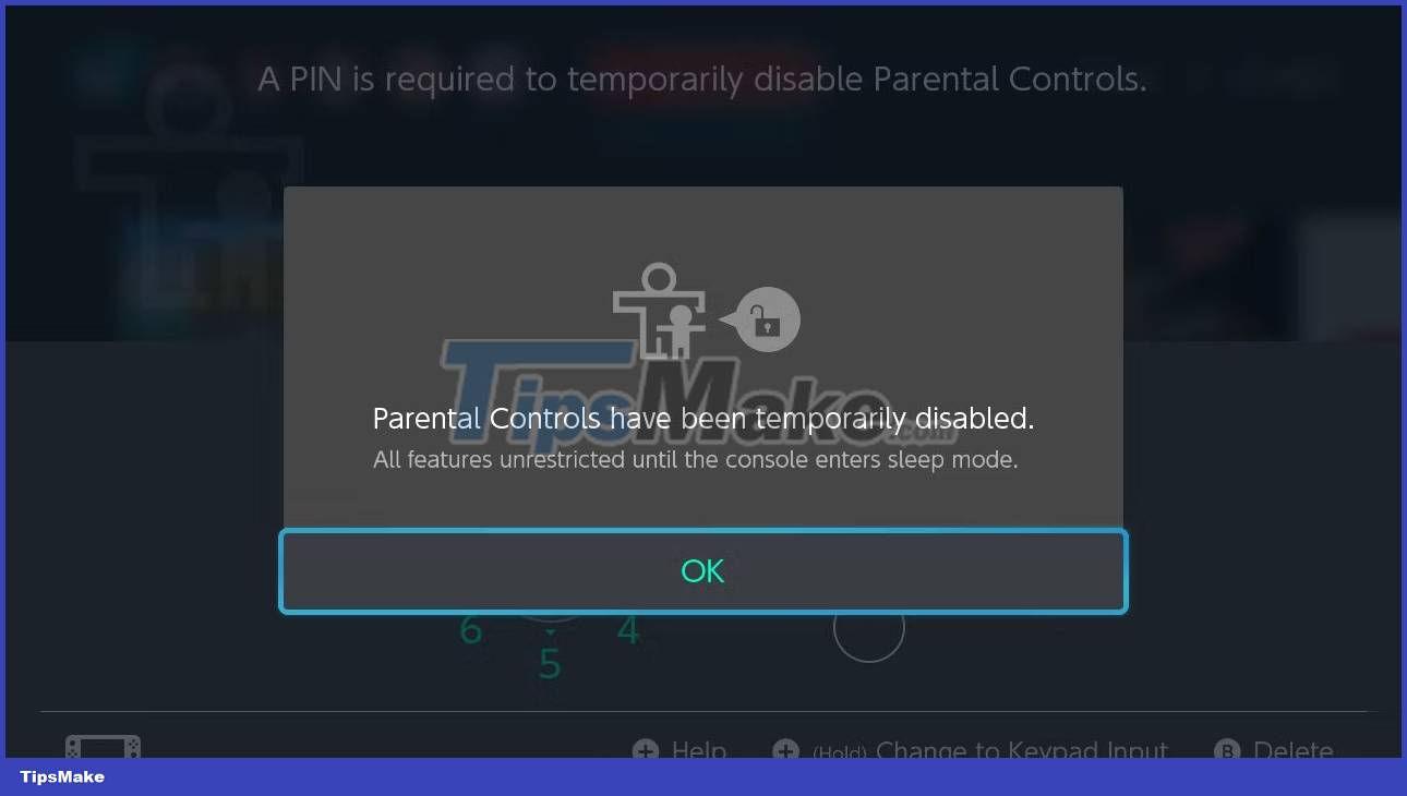 How to add a passcode to Nintendo Switch Picture 5