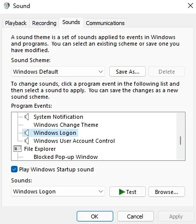How to add Windows 95 (or any other) startup sound to Windows Picture 10
