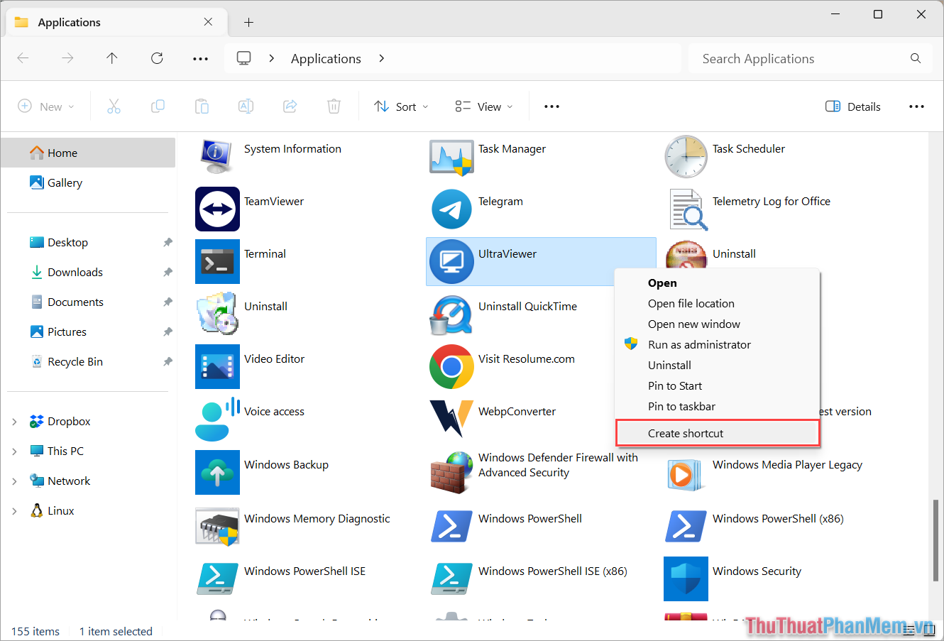 How to bring applications to the computer screen on Windows 11 Picture 10