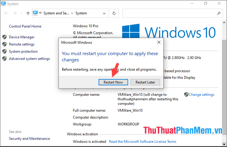 How to change computer name on Windows 10, 11 is extremely easy Picture 7