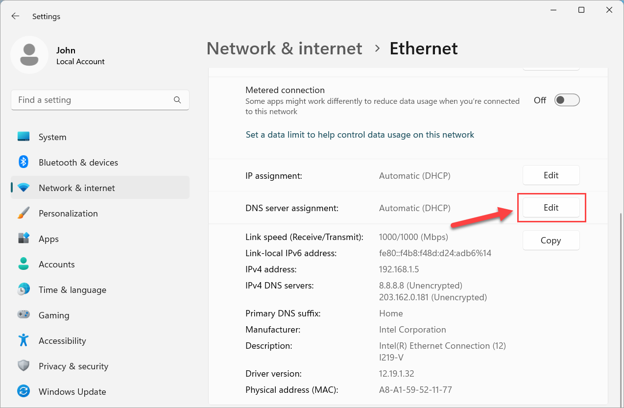 How to change DNS on Windows 11 to increase Internet speed Picture 5