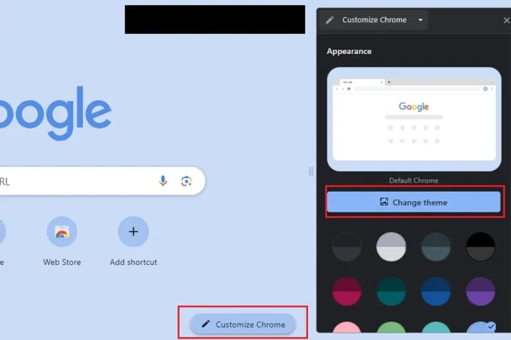 How to change Google wallpaper, install Chrome wallpaper on computer Picture 4