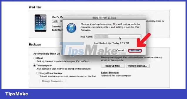 How to change iPad password when you forget your password is