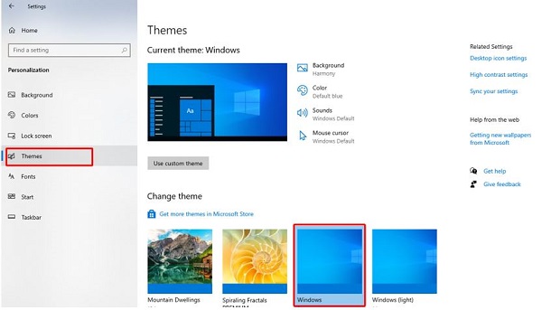 How to change Windows 10 interface to default - TipsMake.com