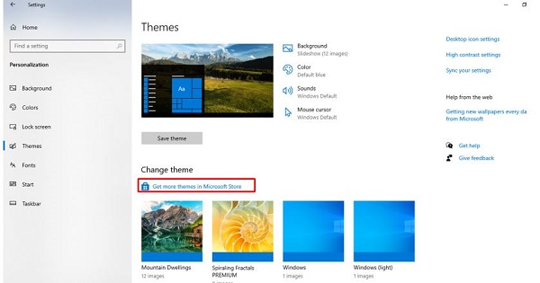 How to change Windows 10 interface to default Picture 5