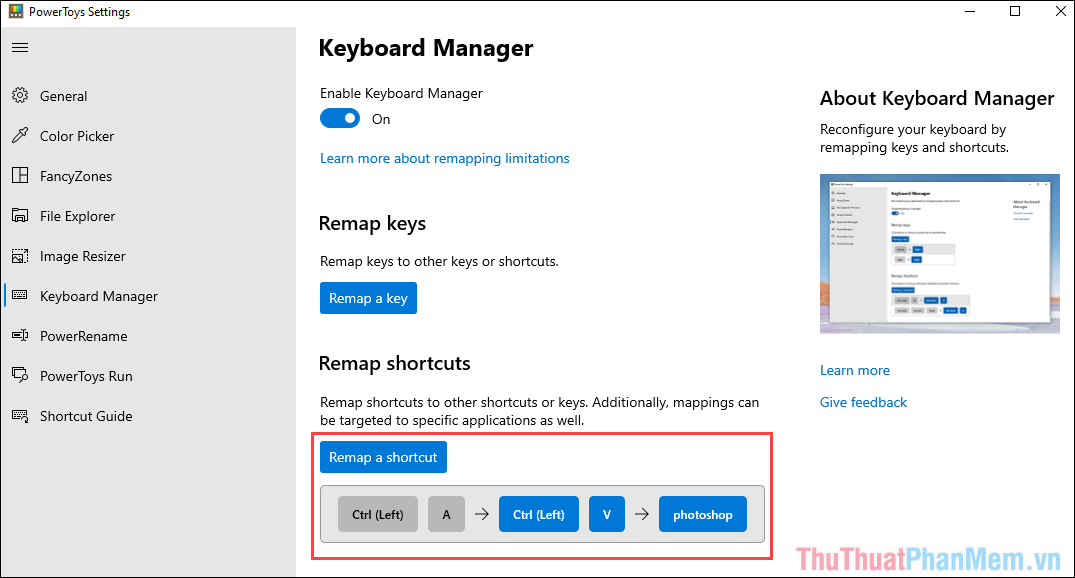 How to change Windows 10 keyboard shortcuts Picture 14