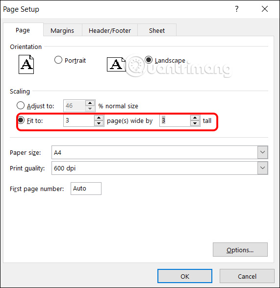 How to change worksheet size in Excel Picture 11