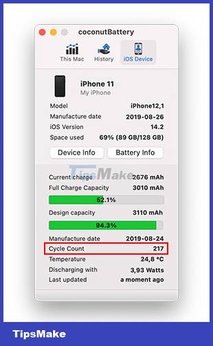How to check iPhone's charge count Picture 13