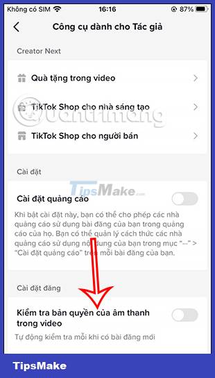 How to check TikTok video audio copyright Picture 4