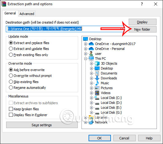 How to compress and decompress files with WinRAR Picture 8