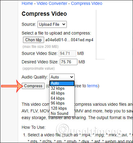How to compress video size without installing software Picture 8