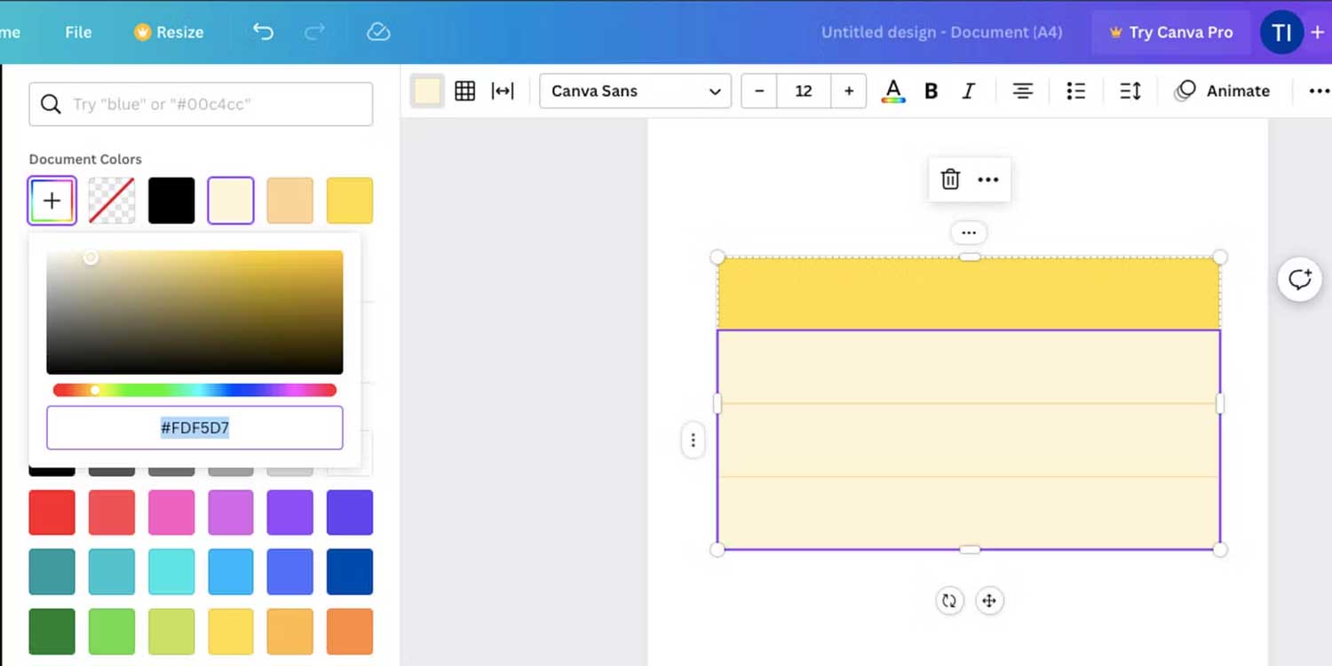 How to create a board in Canva Picture 6