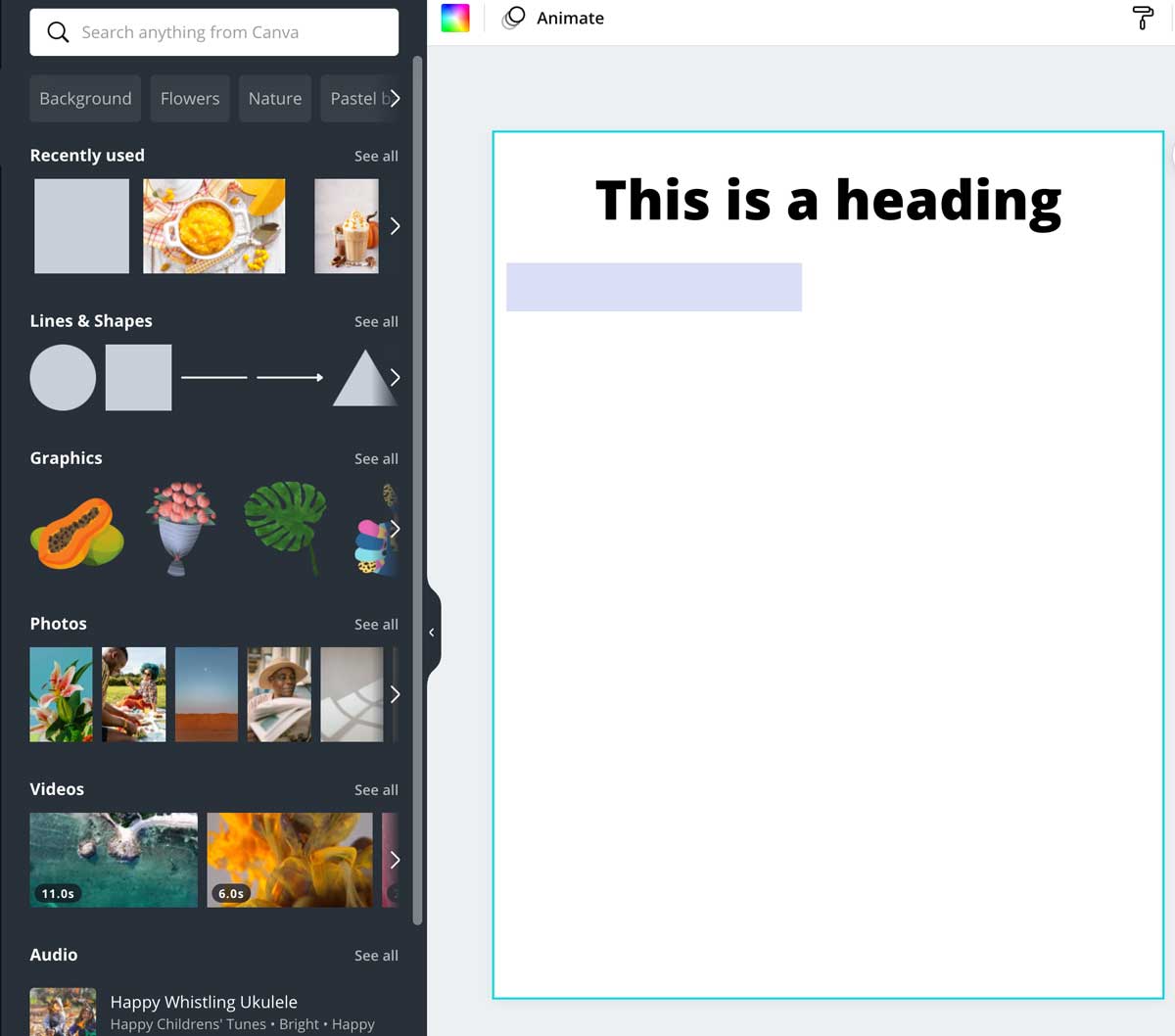 How to create a board in Canva Picture 8
