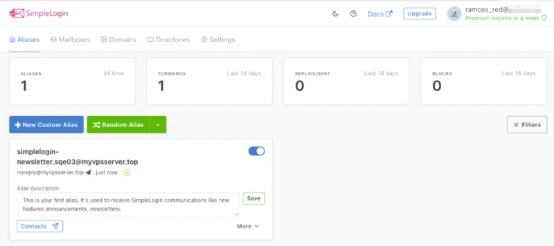 How to create anonymous email aliases with SimpleLogin Picture 16