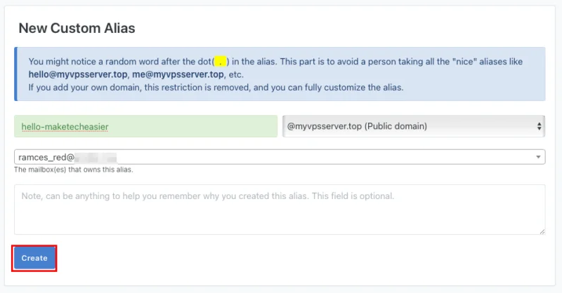 How to create anonymous email aliases with SimpleLogin Picture 19