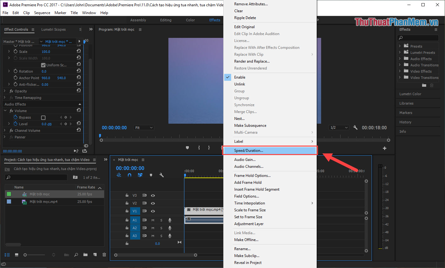 How to create fast-forward and slow-forward video effects Picture 7