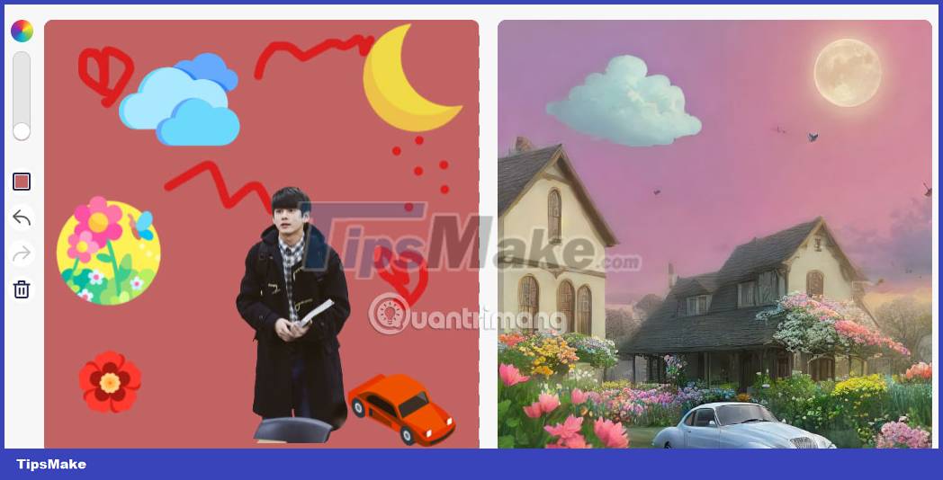 How to create images from drawings on Freepik is very artistic Picture 11