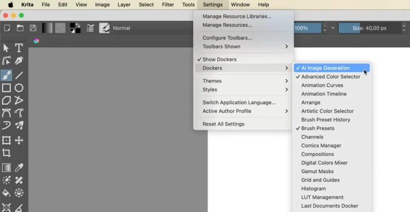 How to create images with AI in Krita Picture 4