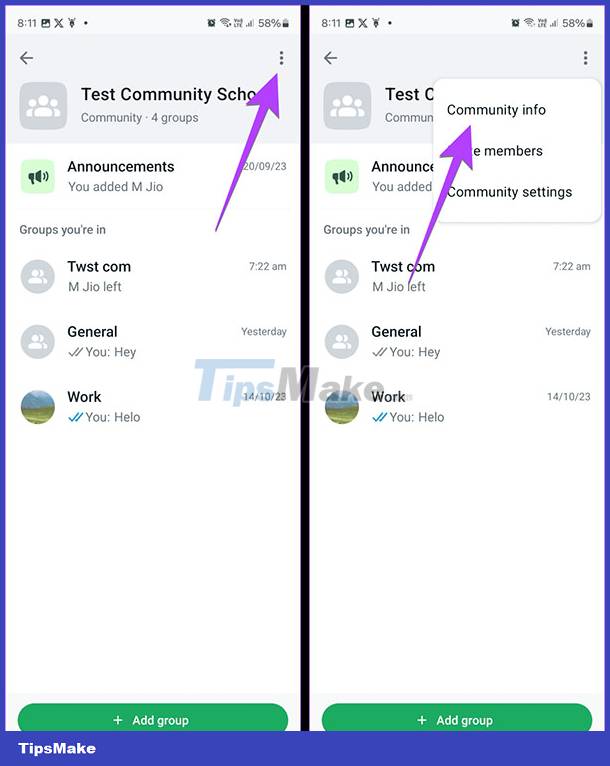 How to deactivate and exit the WhatsApp community Picture 1