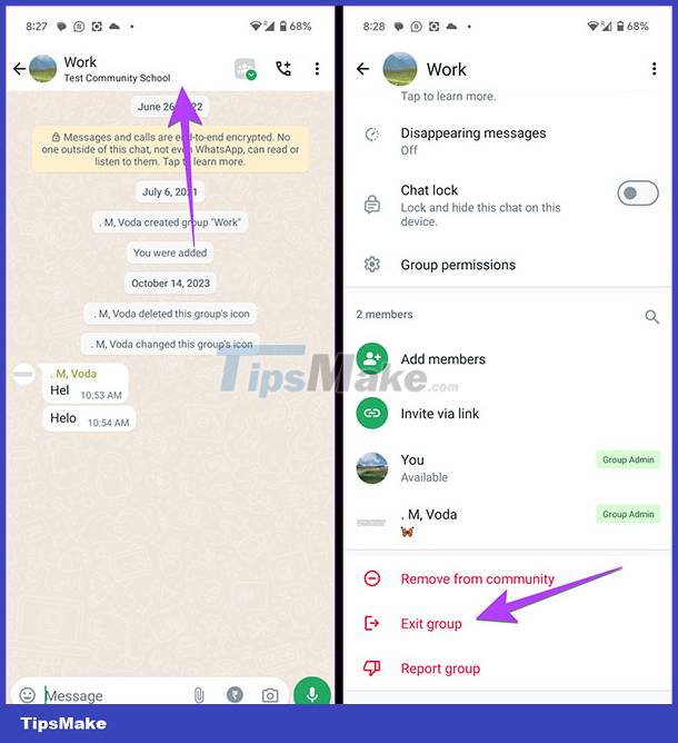How to deactivate and exit the WhatsApp community Picture 6