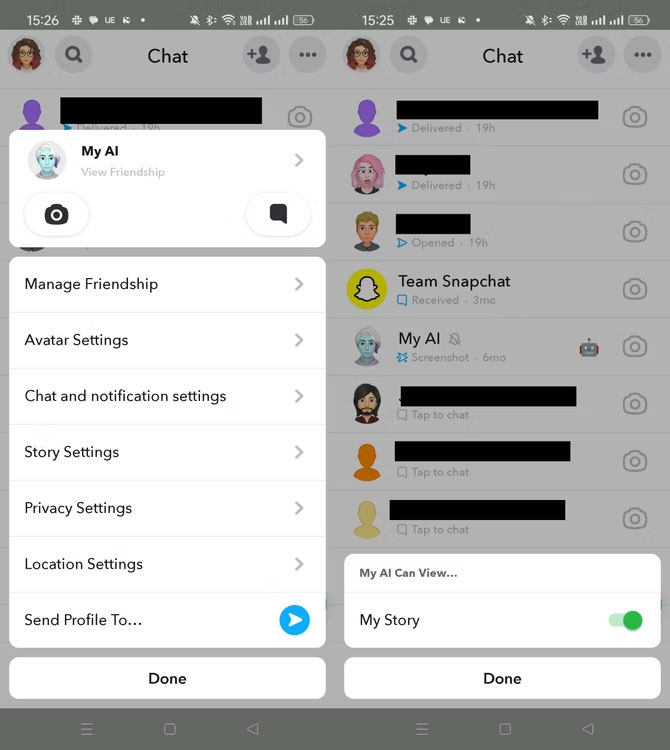 How to delete My AI on Snapchat Picture 2