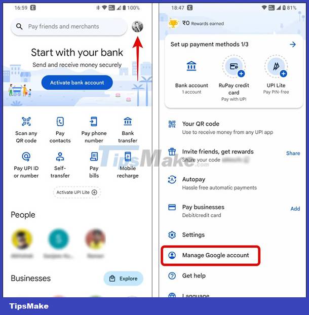 How to delete transaction history on Google Pay Picture 1