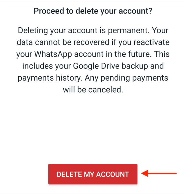 How to delete WhatsApp account - Want to focus time on other things Picture 8