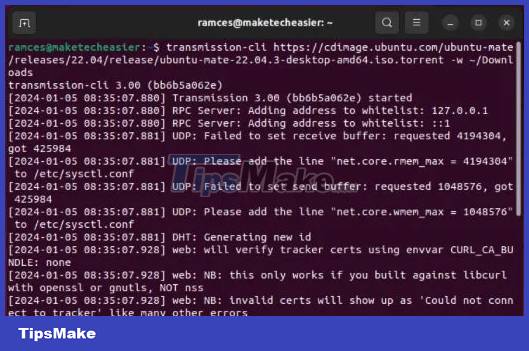 How to download torrents from command line in Ubuntu Picture 1