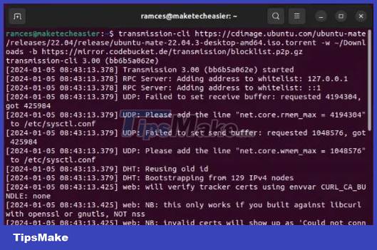 How to download torrents from command line in Ubuntu Picture 2
