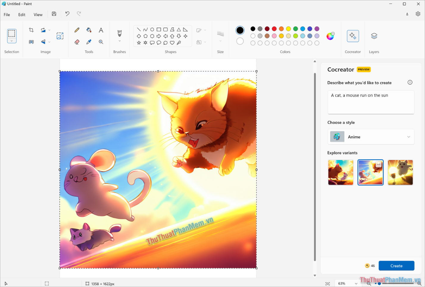 How to draw AI paintings with Windows Paint completely free Picture 10