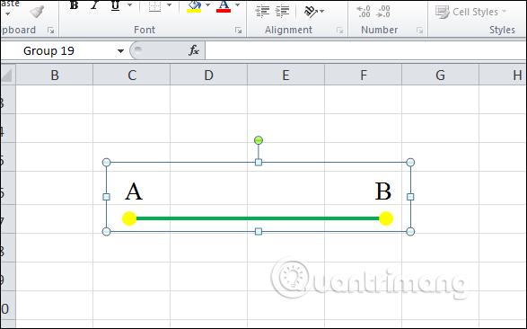 How to draw straight lines and arrows in Excel - Draw shapes in Excel Picture 27
